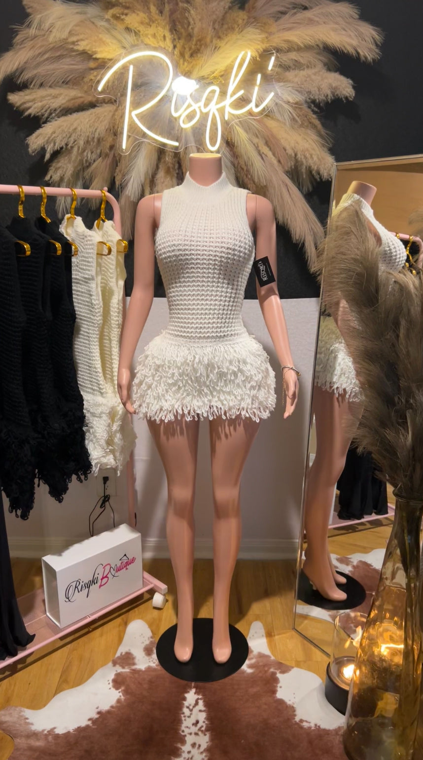 Lashawn Crochet mini dress