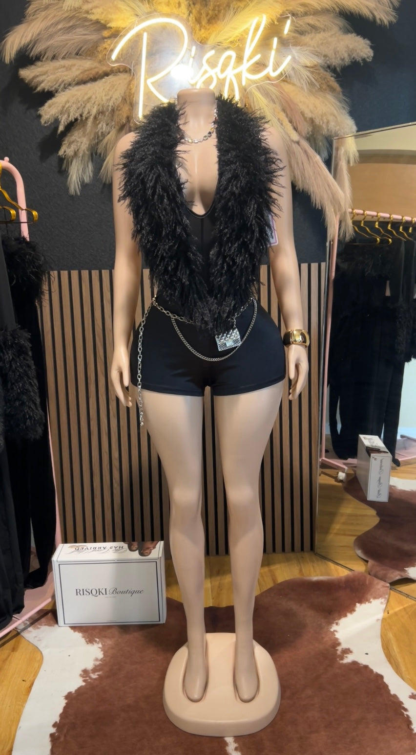 (Black) Ashlyn Romper