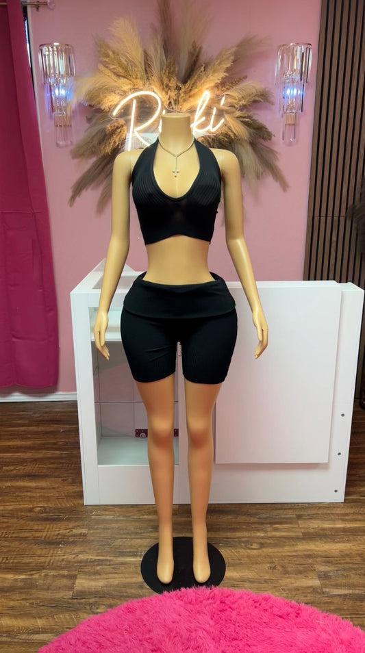 All Eyes on me 2pc Set (Black)