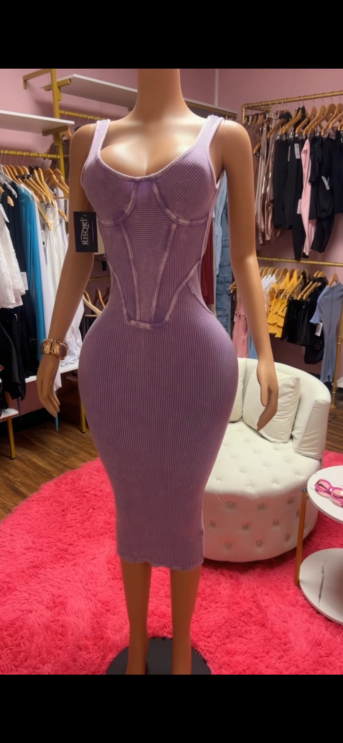 Purple Maxi dress (damaged)