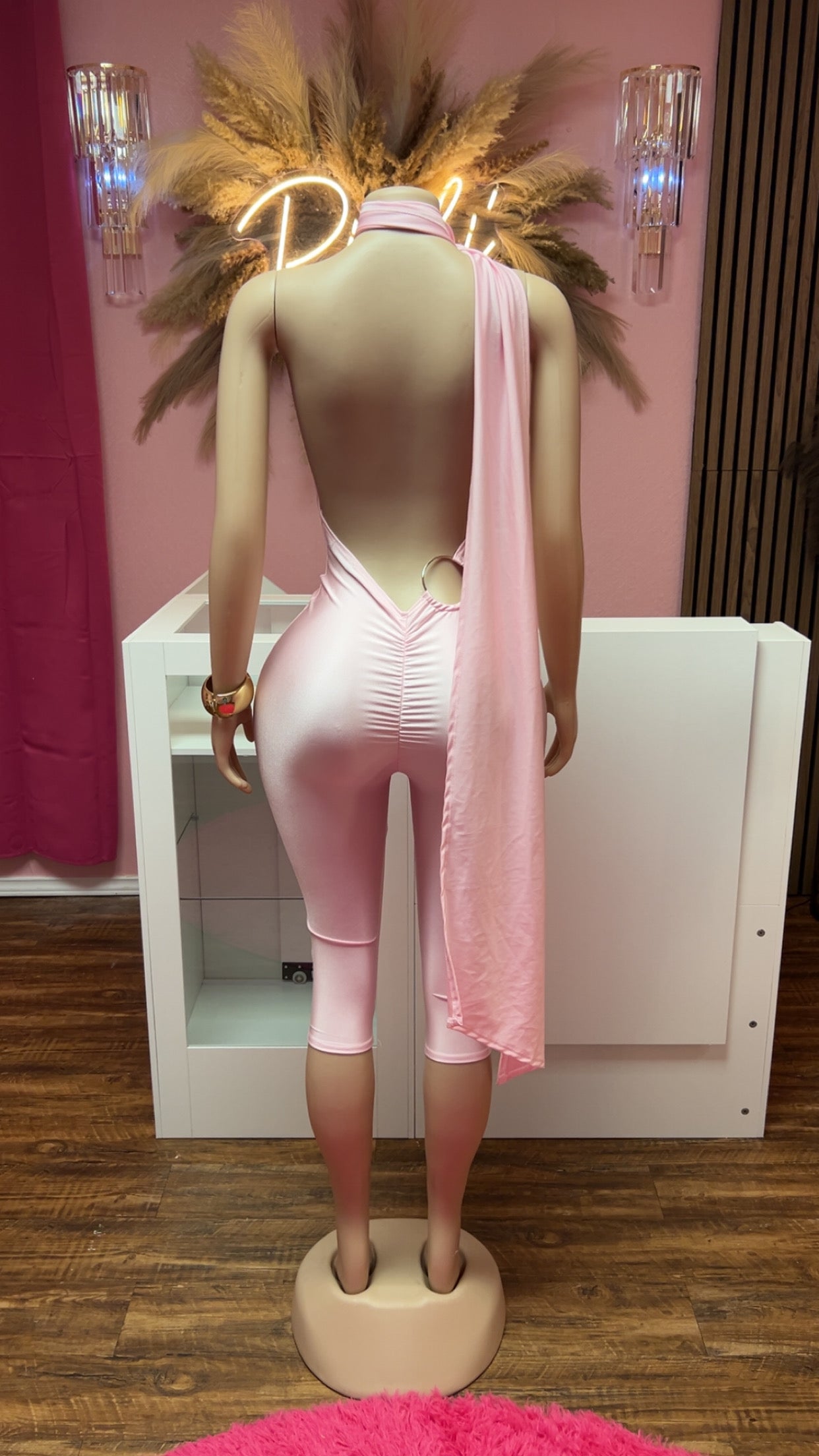 Onxy Jumpsuit (Bubble Gum)
