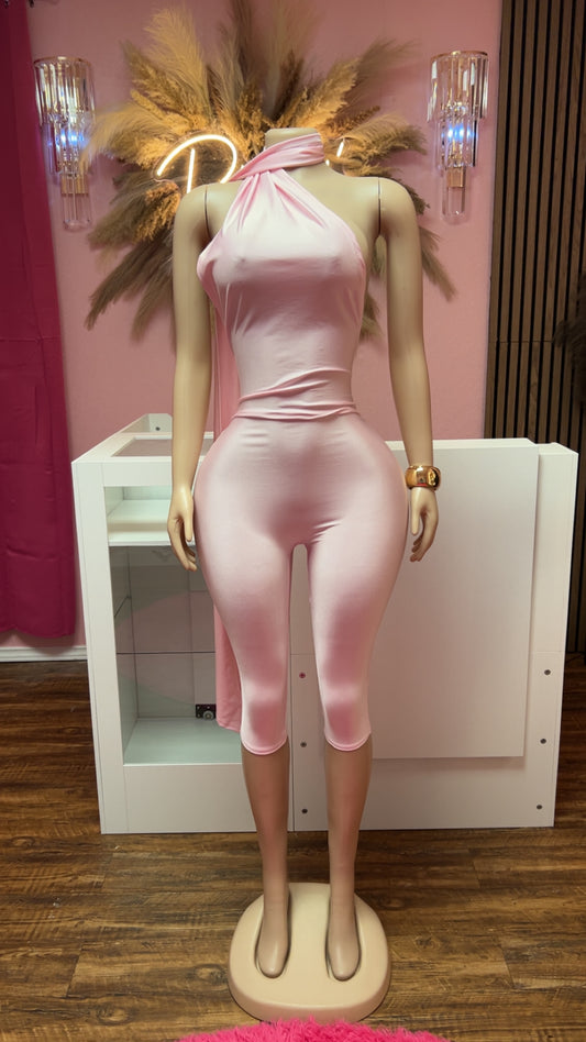 Onxy Jumpsuit (Bubble Gum)