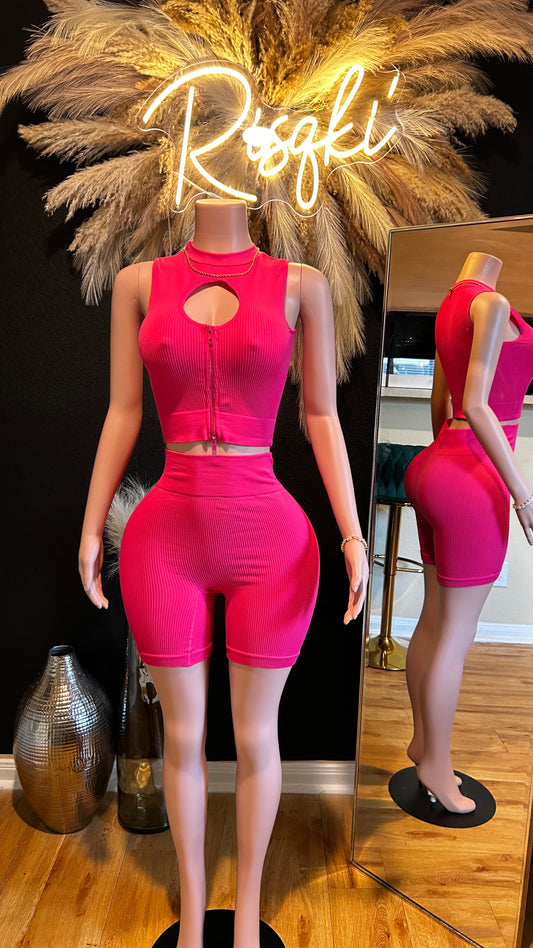 Kimmi 2Piece Set ( Pink)